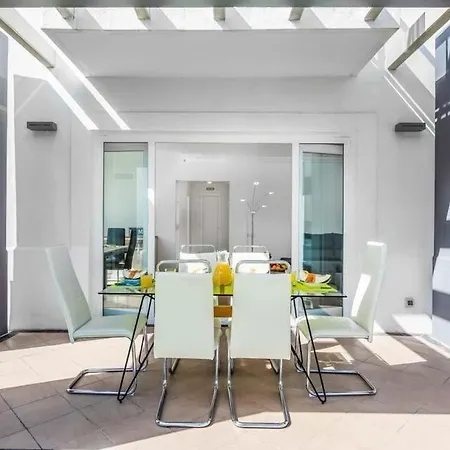 别墅 Playa De Fanabe Sleeps 8 Pool Air Con Wifi 阿德耶